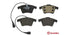 Brembo Brake Pads Front Vw Touareg 7La/7L ( Set Lh&Rh) (P85090)