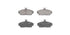 Brake Pads Landrover Freelander Mahindra Scorpio Tata Telcoline (SET)  (D3188M)