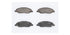 Brake Pads Nissan Livina Grand Livina Tiida (SET)  (D3573M)