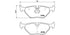 Brembo Brake Pads Rear Bmw 3 E46/ Z3/Z4 ( Set Lh&Rh) (P06025)
