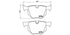 Brembo Brake Pads Rear Bmw 5 E60 ( Set Lh&Rh) (P06033)