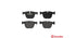 Brembo Brake Pads Rear Bmw 5 Gt F07/F01/ ( Set Lh&Rh) (P06053)