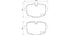 Brembo Brake Pads Rear Bmw 5 F90/G30/7 ( Set Lh&Rh) (P06101)
