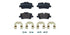 Brembo Brake Pads Rear Bmw ( Set Lh&Rh) (P06113)