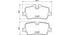 Brembo Brake Pads Rear Bmw ( Set Lh&Rh) (P06113)