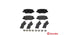 Brembo Brake Pads Rear Dodge Nitro ( Set Lh&Rh) (P18024)