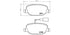 Brembo Brake Pads Rear Alfa Giulietta Qv ( Set Lh&Rh) (P23152)