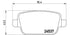 Brembo Brake Pads Rear Ford Focus Ii /Kuga ( Set Lh&Rh) (P24075X)