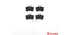 Brembo Brake Pads Rear Honda Accord ( Set Lh&Rh) (P28030)