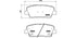 Brembo Brake Pads Rear Hyu Santa Fe/Kia ( Set Lh&Rh) (P30063)