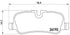 Brembo Brake Pads Rear Land Rover  Discovery 3 ( Set Lh&Rh) (P44013)