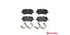 Brembo Brake Pads Rear Land Rover Range ( Set Lh&Rh) (P44021)