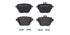 Brembo Brake Pads Rear Mercedes-Benz ( Set Lh&Rh) (P50141)