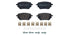 Brembo Brake Pads Rear Mercedes-Benz ( Set Lh&Rh) (P50151)