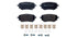 Brembo Brake Pads Rear Mercedes-Benz ( Set Lh&Rh) (P50153)