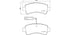 Brembo Brake Pads Rear Fiat Ducato/Peugeot Boxer ( Set Lh&Rh) (P61130)