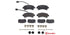 Brembo Brake Pads Rear Fiat Ducato/Peugeot Boxer ( Set Lh&Rh) (P61130)