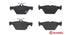 Brembo Brake Pads Rear Subaru ( Set Lh&Rh) (P78026)
