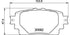 Brembo Brake Pads Rear Toyota ( Set Lh&Rh) (P83174)