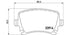 Brembo Brake Pads Rear Vw Caddy/Golf5/6/ ( Set Lh&Rh) (P85073X)