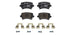 Brembo Brake Pads Rear Vw Caddy/Golf5/6/ ( Set Lh&Rh) (P85073X)