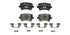 Brembo Brake Pads Rear Audi A3 8P/A4 B6/ ( Set Lh&Rh) (P85095X)