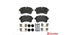 Brembo Brake Pads Rear Iveco Daily 50C16 ( Set Lh&Rh) (Pa6027)