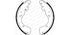 Brake Shoes Kit Rear Ford Ranger 2012+ Nissan NP300 Navara (D23) 2005+ Mazda BT 50 2012+
