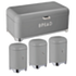 Deluxe Grey With Silver Base Bread Bin - CH725