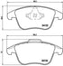 BREMBO Front Brake Pad Set for Ford Mondeo, Fusion & Galaxy - P24076