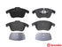 Brembo Front Brake Pads for Land Rover Range Rover Evoque & MG GS - P44020