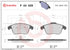 Brembo Front Brake Pads for Land Rover Range Rover Evoque & MG GS - P44020