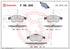 Brembo Front Brake Pads for Renault Megane, Duster, Nissan Juke & More - P68050