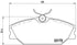 BREMBO Front Brake Pads for Renault Laguna, Scenic & Megane - P68027