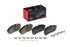 BREMBO Rear Brake Pad Set for VW Crafter & VW Grand California - P85178