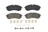BREMBO Rear Brake Pad Set for VW Crafter & VW Grand California - P85178