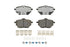 Brembo Rear Brake Pads for Toyota Corolla, C-HR & Yaris Cross - P83182