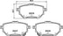Brembo Rear Brake Pads for Toyota Corolla, C-HR & Yaris Cross - P83182