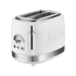 Boden Stark 2 Slice White Stainless Steel Toaster - BS-PSTS201