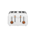 Boden Stark White Stainless Steel Anson Collection 4 Slice Toaster - BS-TS401W