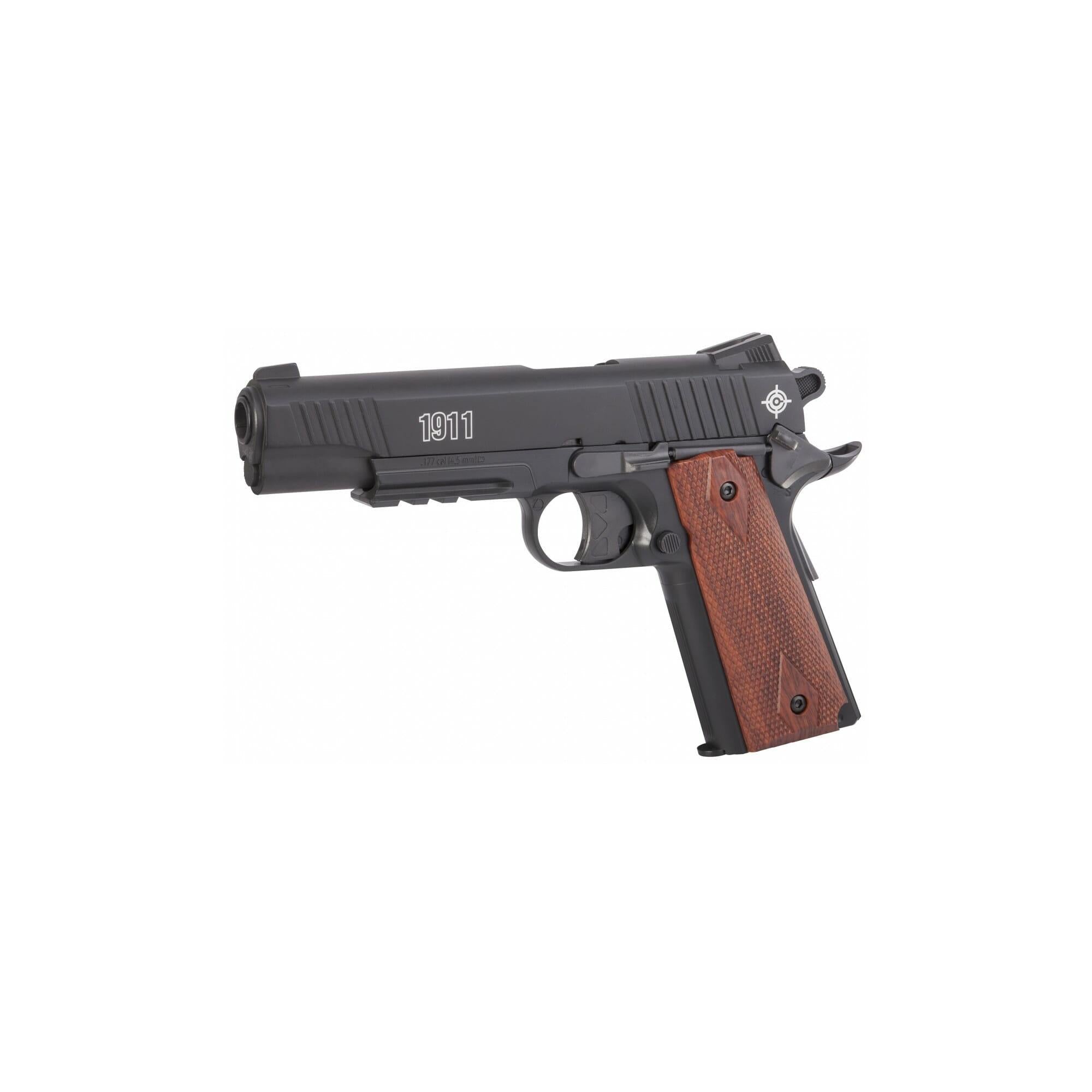 Crosman 1911 Gas Gun (Semi Auto|Blowback|CO2|12|450 FPS|2.6J|4.5mm BB) C1911B
