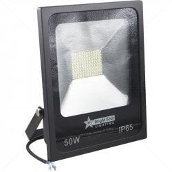 50W LED Floodlight – 6000K Cool White, 4000 Lumens, IP65 Outdoor Light