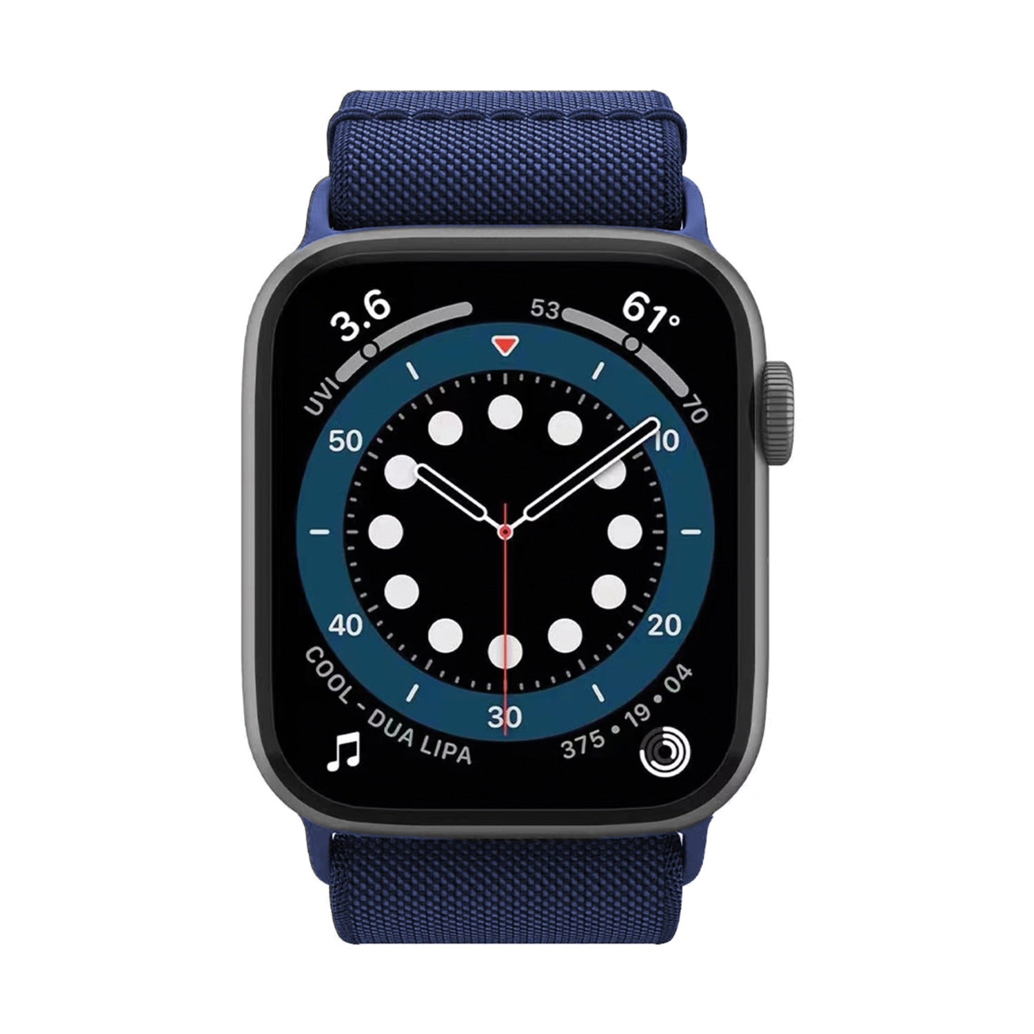 Body Glove Nylon Watch Strap - Apple Series Apple Watch Series 8/7 (45mm), Ultra (49mm), SE/6/5/4 (44mm)