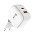 Snug 2 Port USB/Type C Wall Charger 35W - White