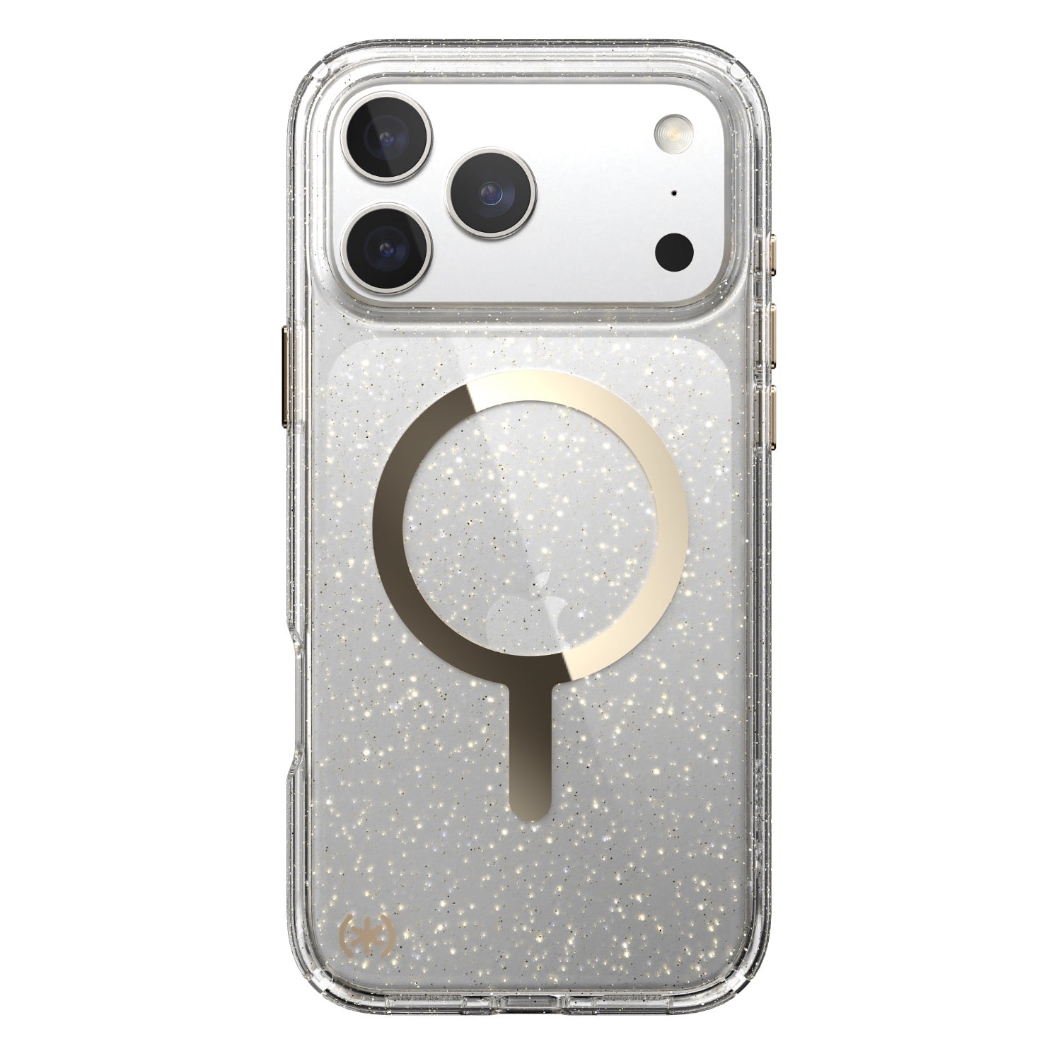 Speck Presidio Lux MagSafe Case - Apple iPhone 17 Pro Max - Gold Glitter