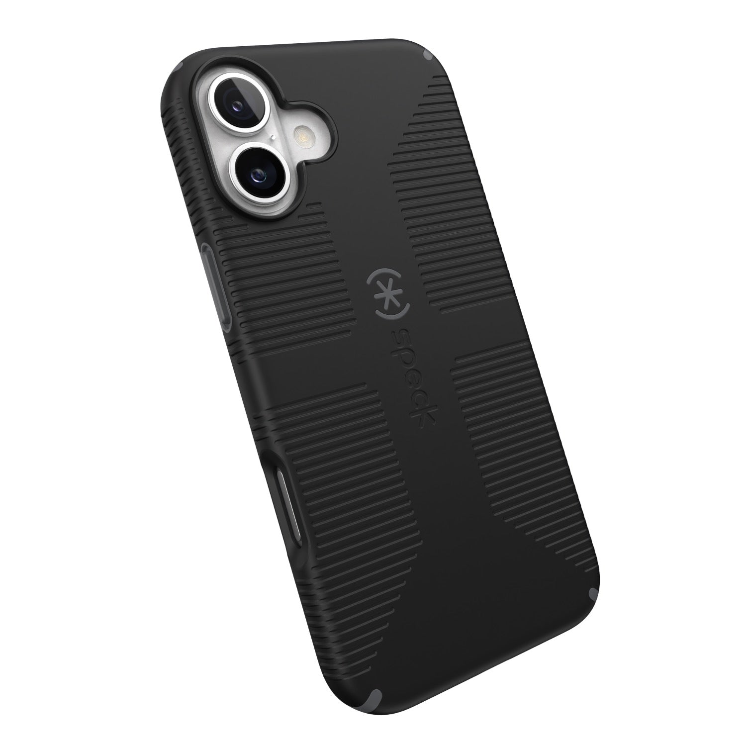 Speck Candyshell Grip MagSafe Case - Apple iPhone 16 Plus - Black & Slate Grey