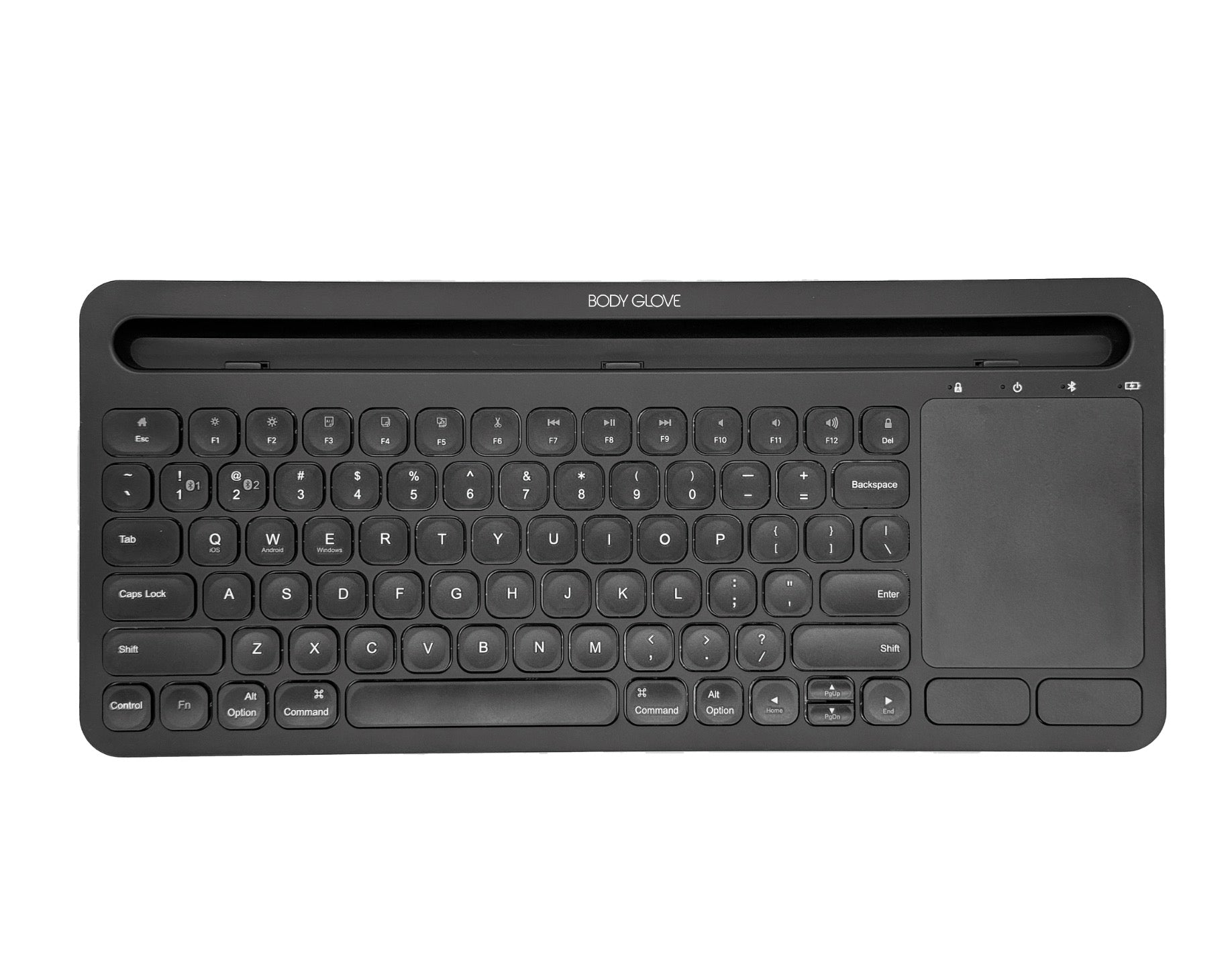 Body Glove Wireless Keyboard With Stand - Black