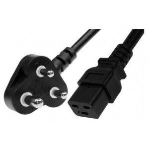 Dedicated C19 to RED 3 pin plug power cable
