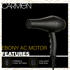 Carmen Health and wellness Carmen Ebony AC Motor Hair Dryer