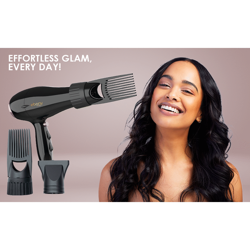 Carmen Health and wellness Carmen Power Comb Hairdryer 2000w - Ebony